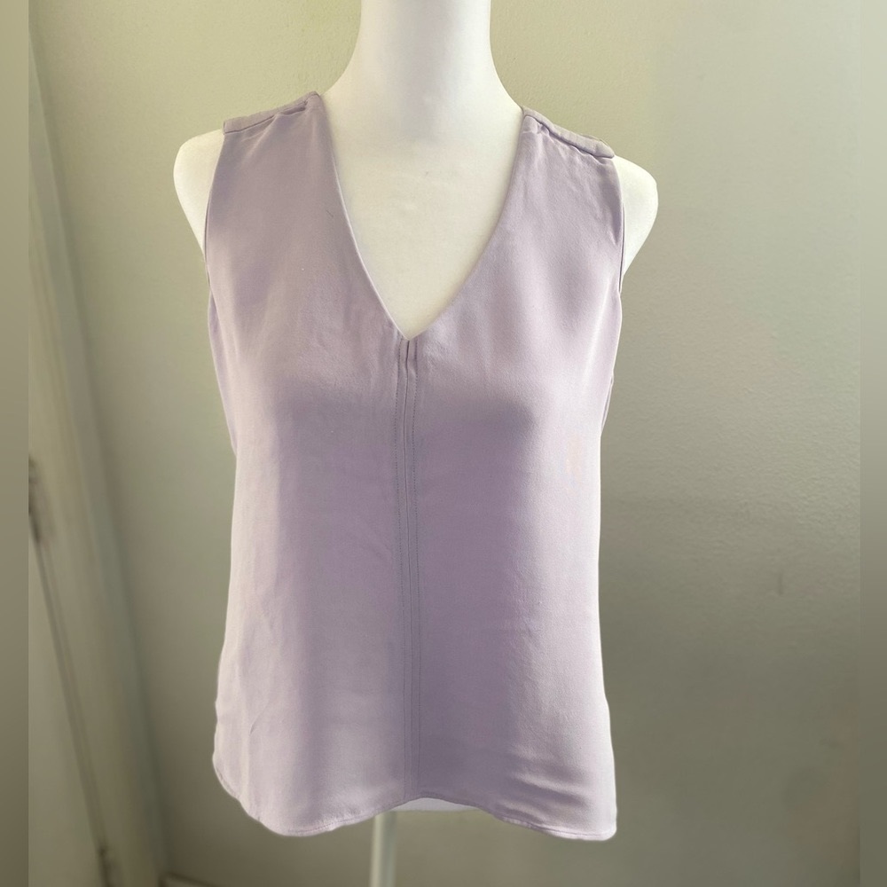 Lavender J. Crew tank blouse in size 4. Good gently used condition.